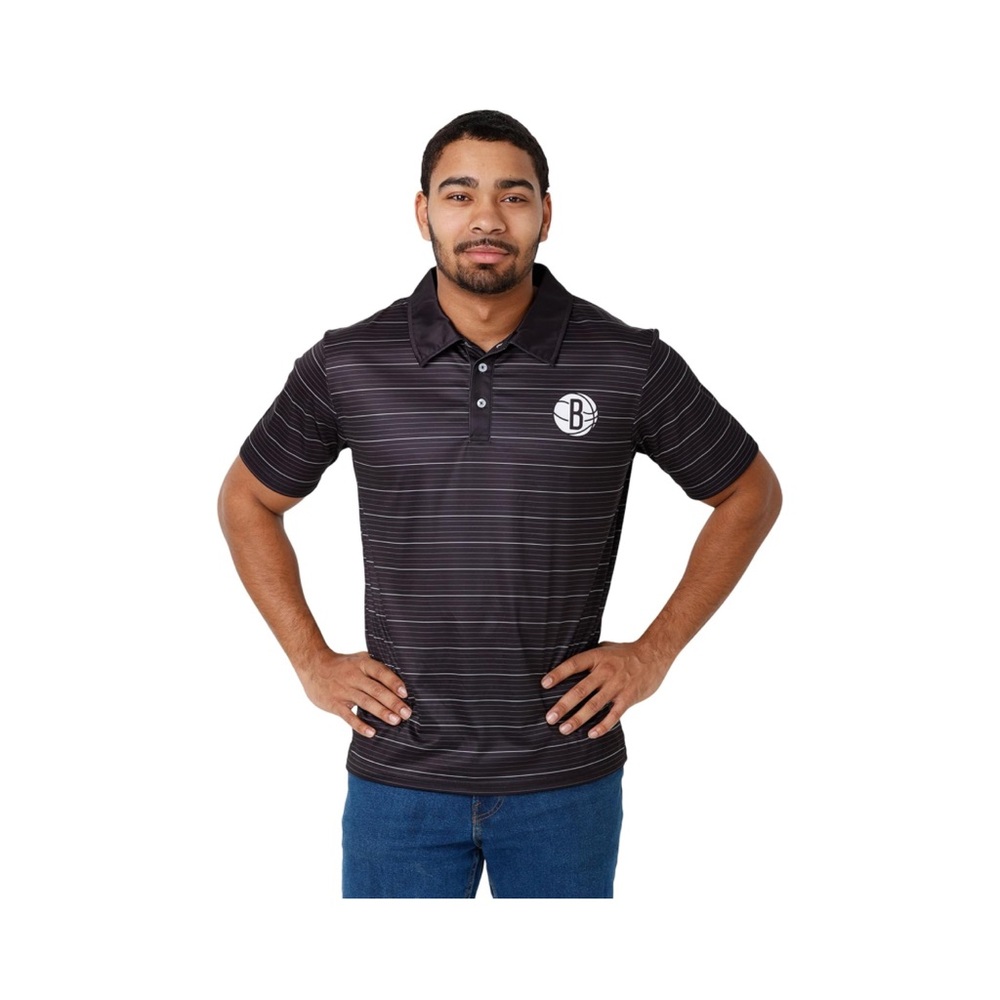 Men's‎ Black Striped Polo Shirt